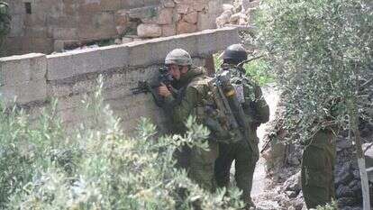 חיילים בג'נין במבצע חומת מגן. | לע"מ