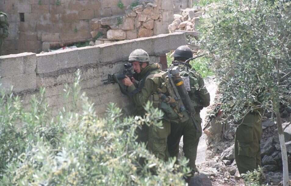 חיילים בג'נין במבצע חומת מגן. | לע"מ