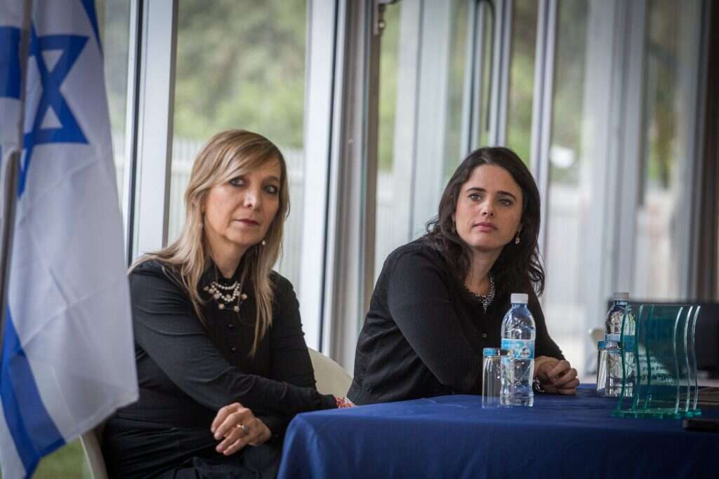 אמי פלמור ואיילת שקד. | הדס פרוש/פלאש 90 אמי פלמור ואיילת שקד. | הדס פרוש/פלאש 90