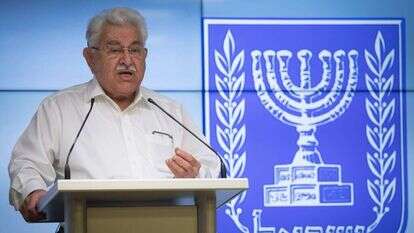 משה נסים מציג את הדו''ח. | יונתן זינדל, פלאש90