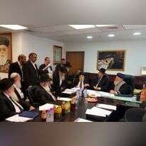 כינוס רבנים במחאה על דו"ח הגיור, לשכת הרב הראשי יצחק יוסף. | אחיה קליינולד