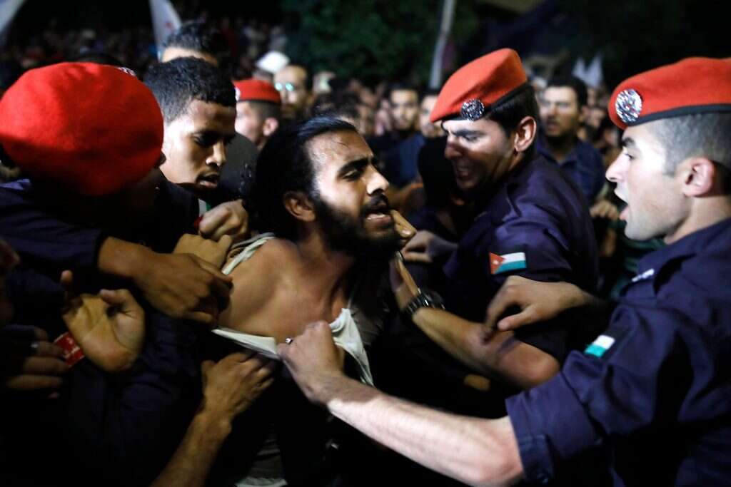 הפגנות בירדן. | AFP