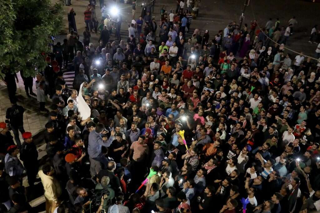 הפגנות בירדן. | EPA