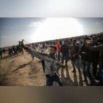 צעדת השיבה בגבול עזה | EPA