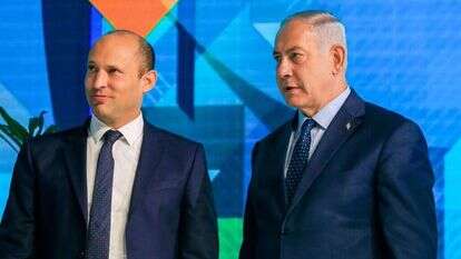 בנימין נתניהו ונפתלי בנט. | אורן בן חקון