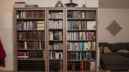 הספריה של אלחנן ניר. | יונתן זינדל, פלאש 90