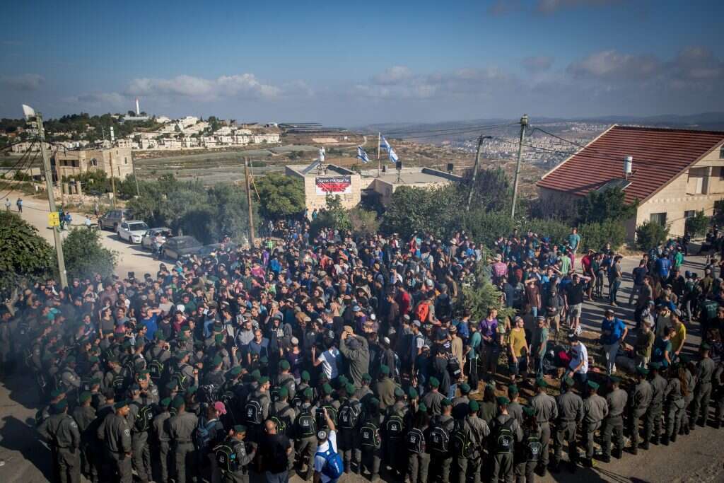 הפינוי בנתיב האבות. | יונתן זינדל, פלאש 90
