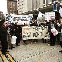 הפגנה של ארגון IfNotNow בארה''ב. | באדיבות IfNotNow