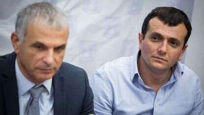 שי באב''ד ומשה כחלון. | הדס פרוש, פלאש90 שי באב''ד ומשה כחלון. | הדס פרוש, פלאש90