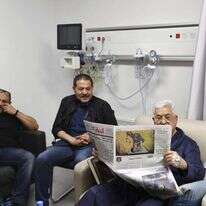 אבו מאזן בבית החולים. | EPA