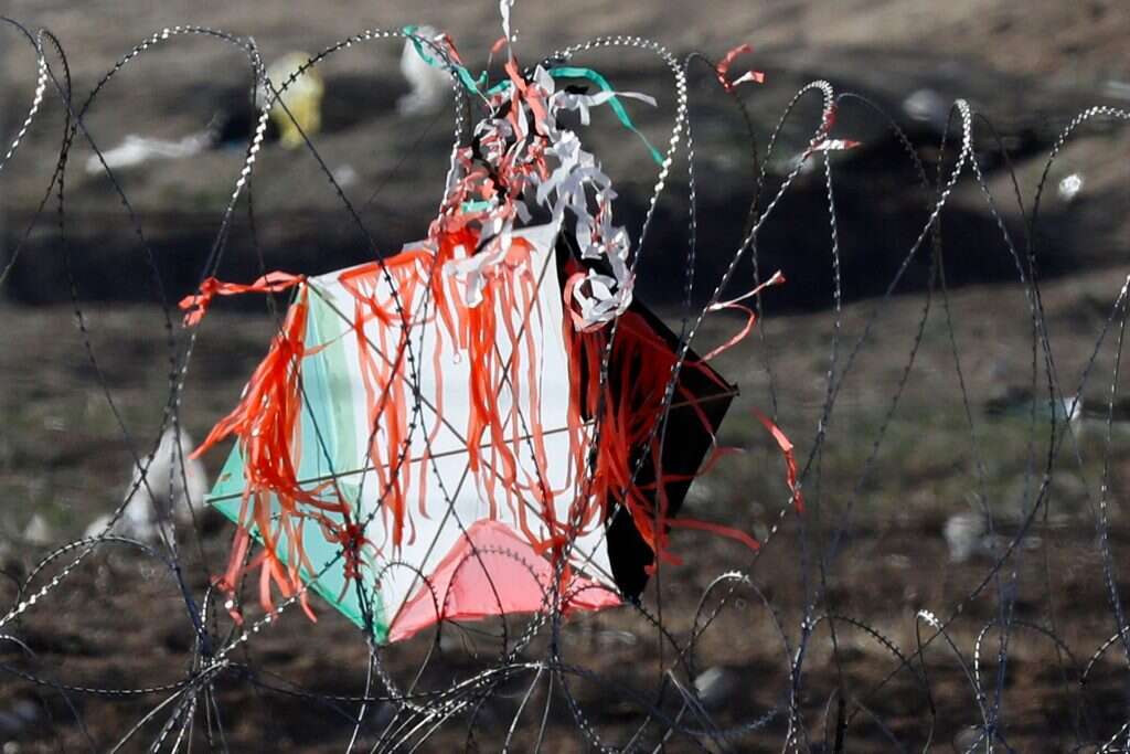 עפיפון חבלה. | AFP