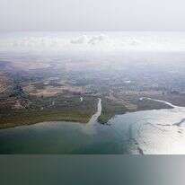 צילומי האוויר של הכינרת ממעוף הציפור. | אביר סולטן, EPA