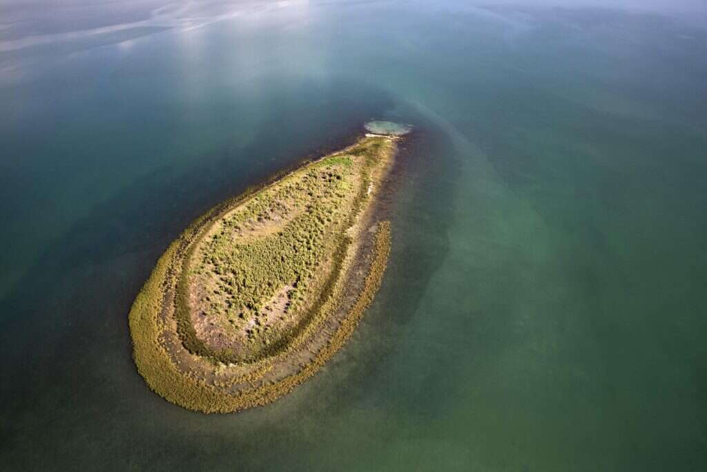 צילומי האוויר של הכינרת ממעוף הציפור. | אביר סולטן, EPA