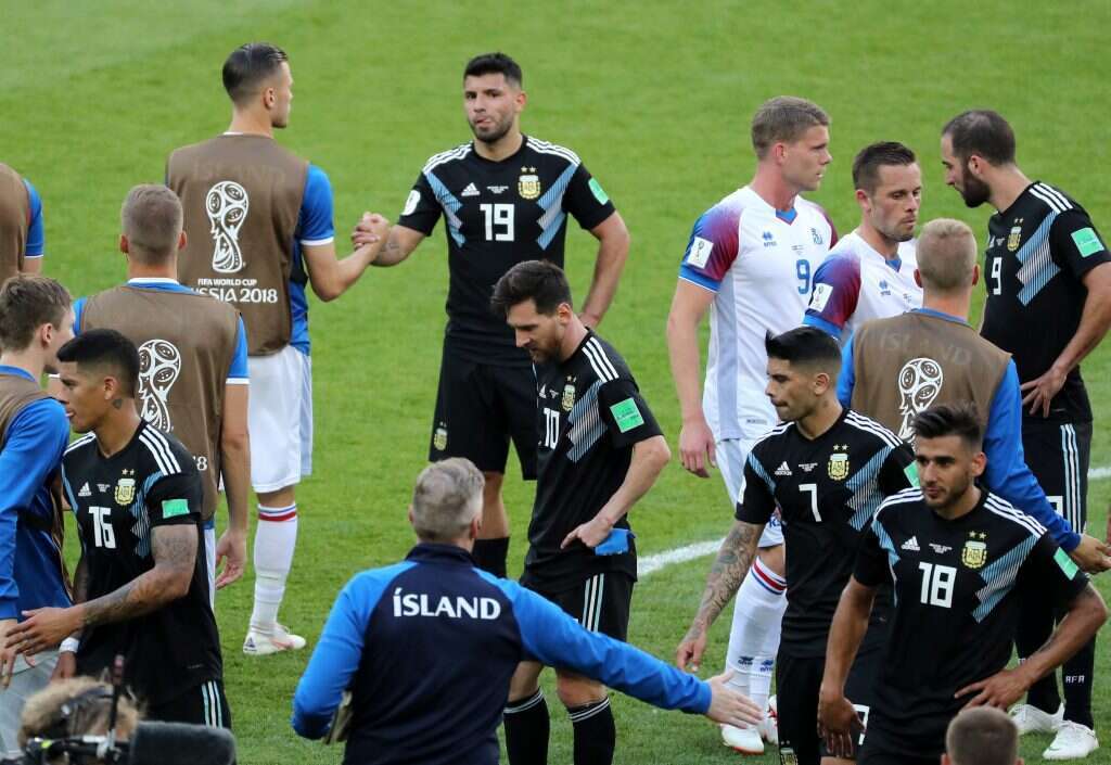 ליאונל מסי מאוכזב בסיום המשחק נגד איסלנד. נכשל? | EPA