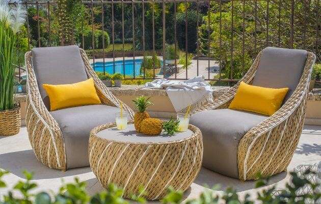 פינת ישיבה מראטן דגם לוקה – שבירו ריהוט גן