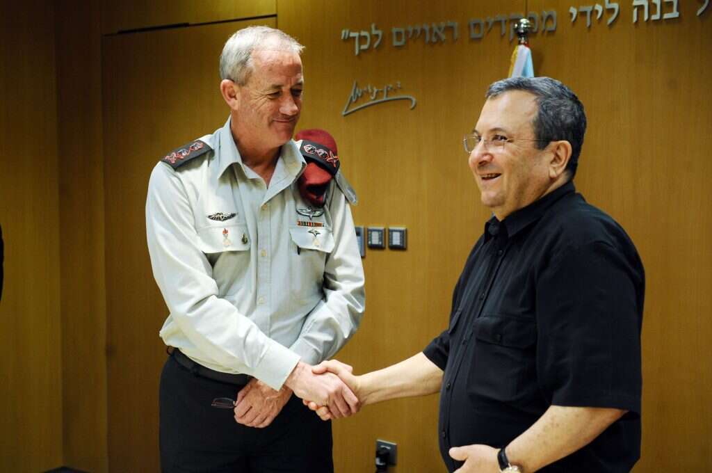 ברק וגנץ. | דובר צה"ל