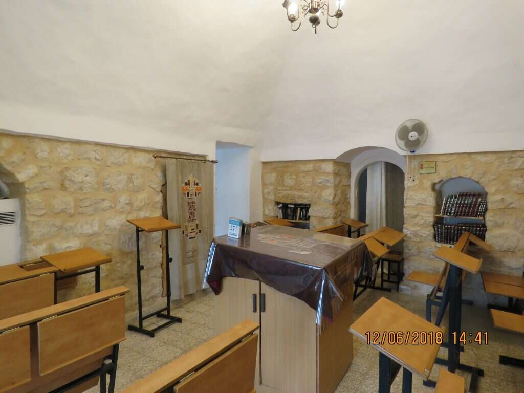 בית הכנסת שהוקם במבנה שלוש הכיפות. | יהודה יפרח