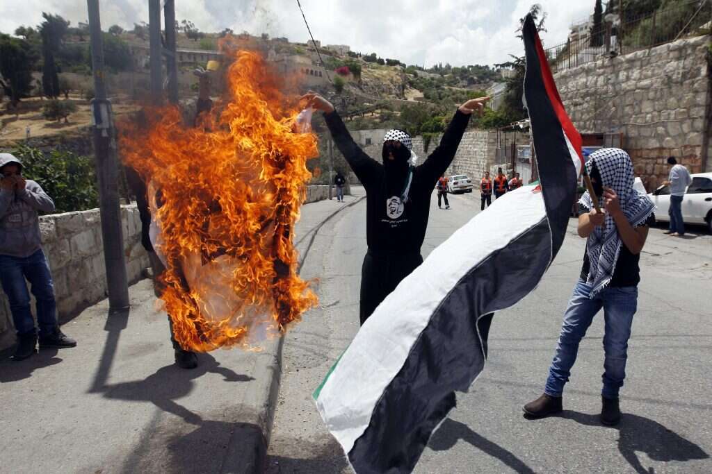 התפרעויות פלסטינים בכפר, 2011. | רויטרס