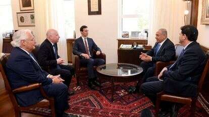 נתניהו, דרמר, פרידמן, גרינבלט וקושנר. נתניהו, דרמר, פרידמן, גרינבלט וקושנר.