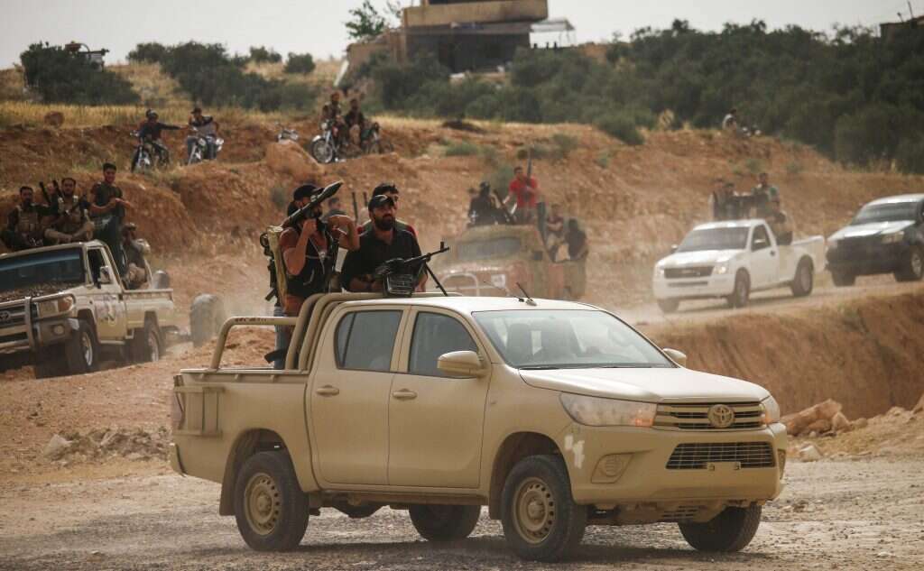 כוחות המורדים בדרום סוריה. | AFP