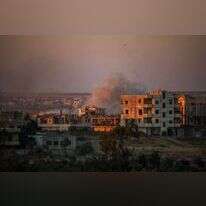 הקרבות בדרעא שבדרום סוריה בתקופת מלחמת האזרחים הסורית. | AFP הקרבות בדרעא שבדרום סוריה בתקופת מלחמת האזרחים הסורית. | AFP