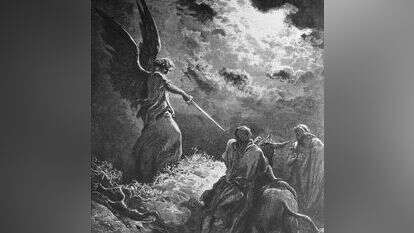 בלעם והאתון. איור: איור: גוסטב דורה, שאטרסטוק