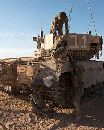 לוחמות השריון בהכשרה. ארכיון | דובר צה''ל