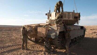 לוחמות השריון בהכשרה. ארכיון | דובר צה''ל