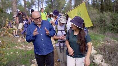 גליקסברג מתוך הסרט "השריקה של התנועה". | יח"צ