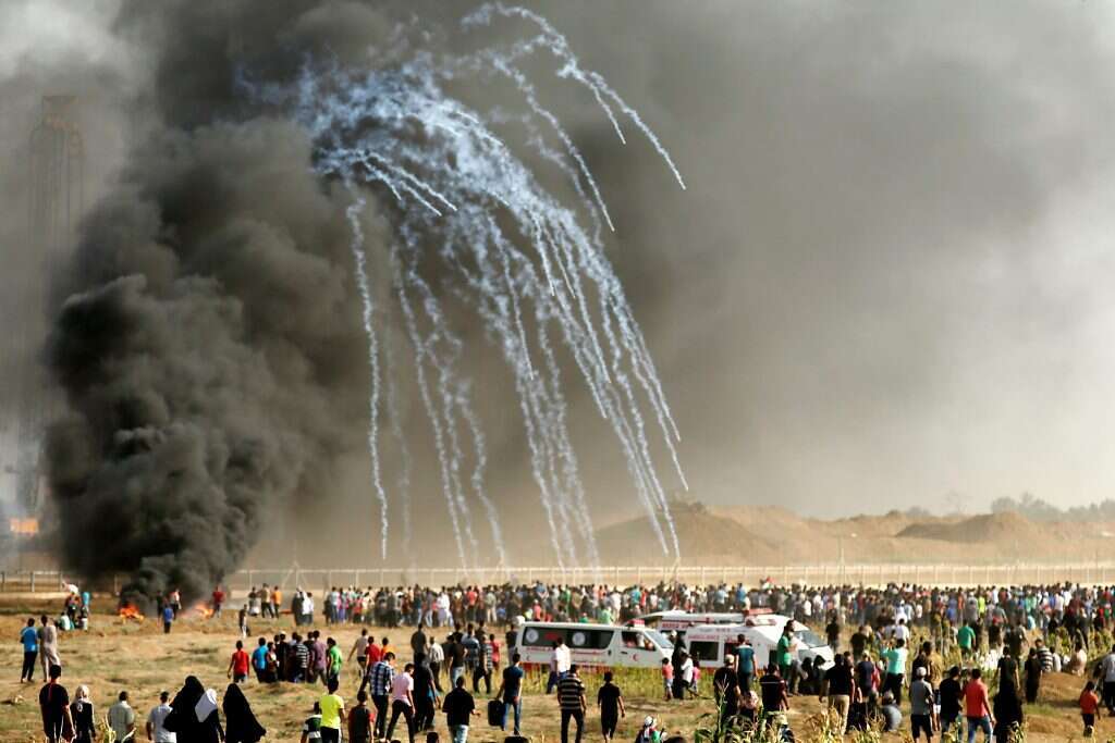 ההפגנות בגבול עזה. | AFP