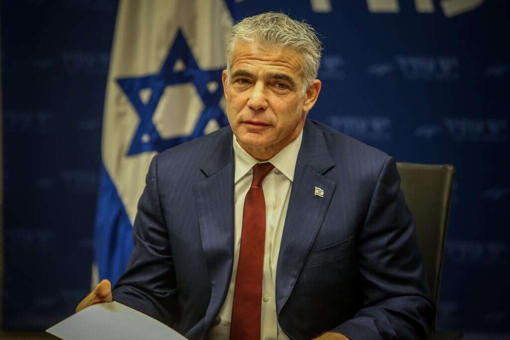 ח"כ יאיר לפיד. | אורן בן חקון