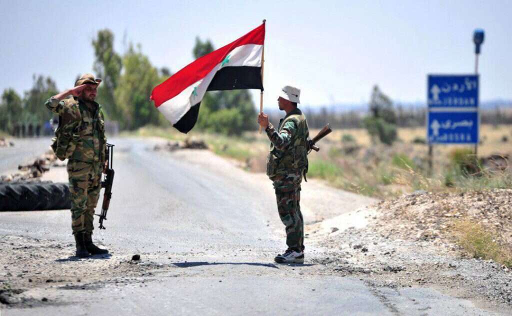 כוחות צבא אסד בדרום סוריה. | AFP