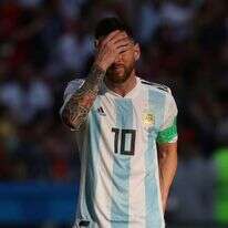 ליאו מסי מתוסכל. | גטי אימג'ס