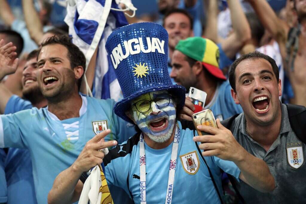 אוהד אורוגוואי מרוצה. | EPA