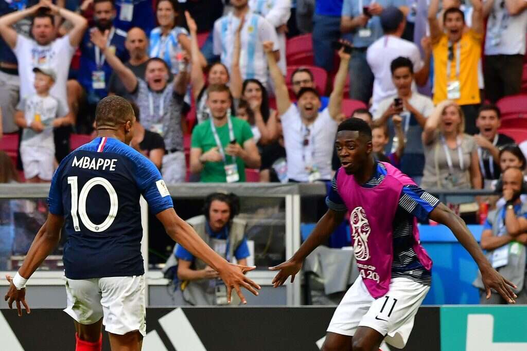 אמבפה חוגג. | AFP