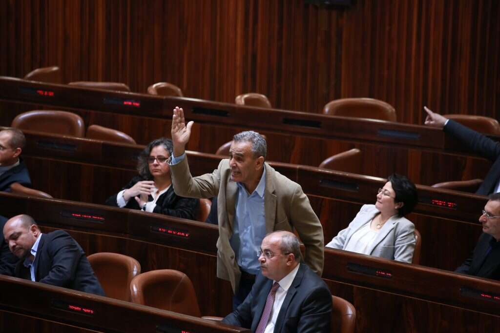 חברי הרשימה המשותפת. זחאלקה, עודה סלימאן, זועבי וטיבי. | מרים צחי