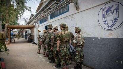 חיילי צה"ל בכלא צבאי. | מרים אלסטר, פלאש 90