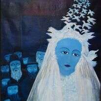 הכלה, אסתר ציבל, שמן על בד, 2014. | יח"צ