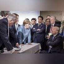ועידת G7 בשנה שעברה. | EPA ועידת G7 בשנה שעברה. | EPA