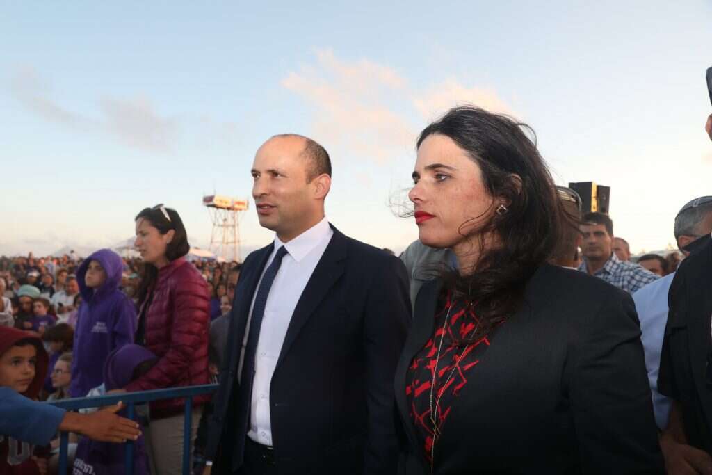 איילת שקד ונפתלי בנט. | מרים צחי