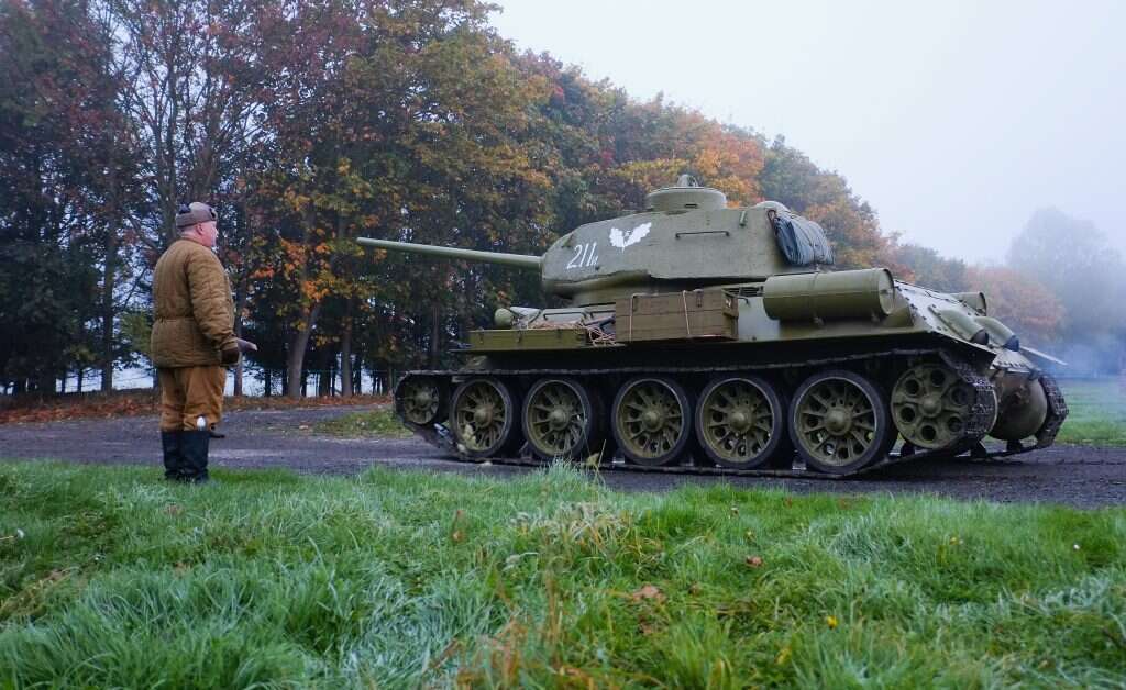 טנק 43־T רוסי. | גטי אימג'ס טנק 43־T רוסי. | גטי אימג'ס