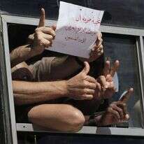 שחרור מחבלים בעסקת שליט. | AP