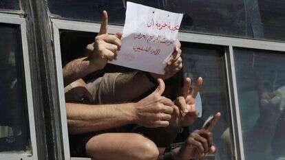 שחרור מחבלים בעסקת שליט. | AP