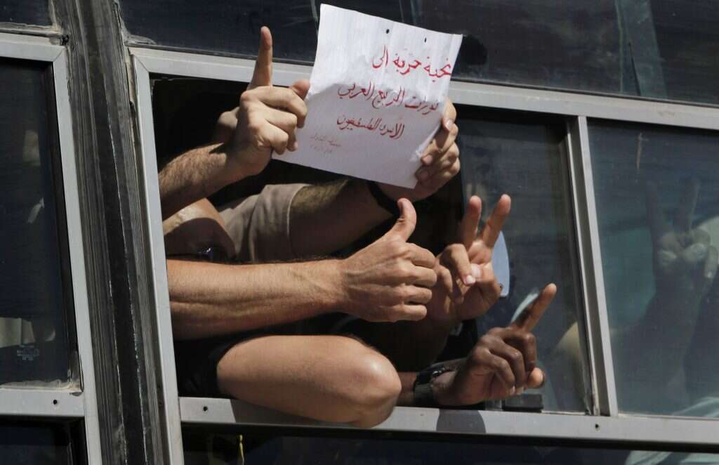 שחרור מחבלים בעסקת שליט. | AP