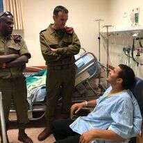 אלוף הרצי הלוי וסמג"ד 'עשת'. | דובר צה''ל אלוף הרצי הלוי וסמג"ד 'עשת'. | דובר צה''ל