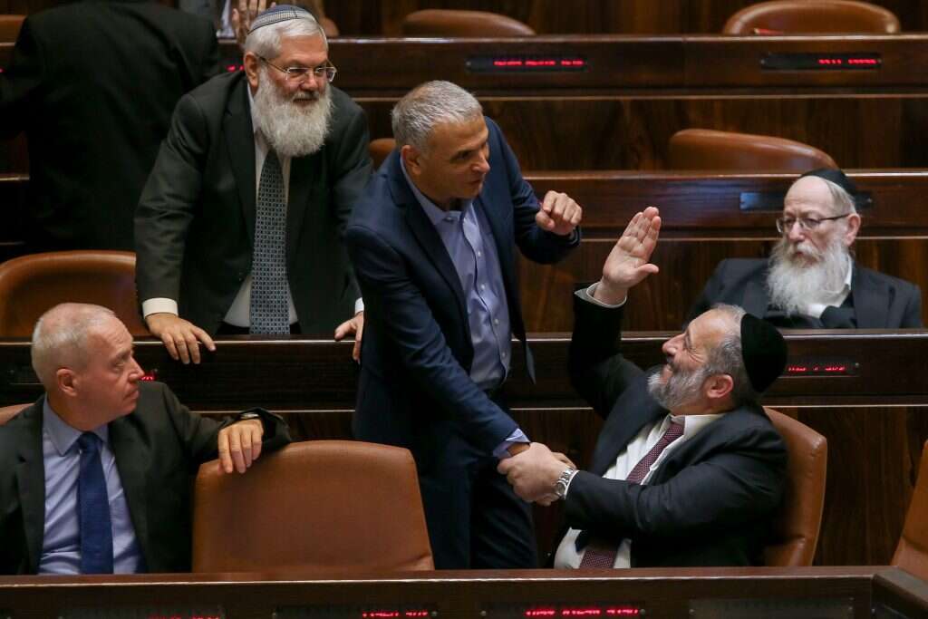 שר האוצר משה כחלון והשר לפיתוח הנגב והגליל אריה דרעי. | אורן בן חקון