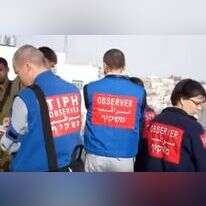 משקיפי ארגון TIPH בחברון. | מתוך יוטיוב