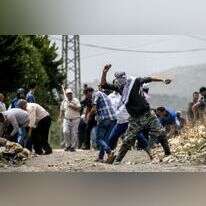 התפרעויות פלסטינים ליד שכם. | AFP