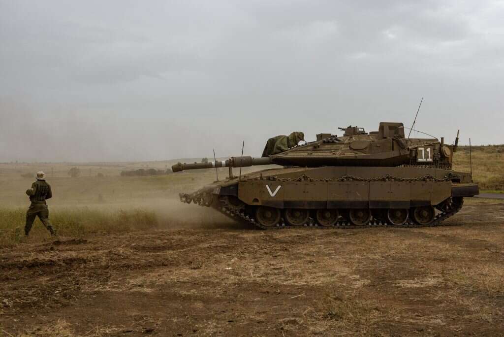 טנקים של צה"ל ברצועת עזה | גיל אליהו ג'יני