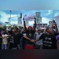 מחאת יוצאי אתיופיה, תל־אביב 2015. | אבישג שאר-ישוב